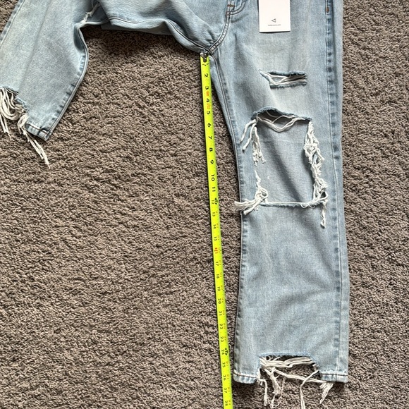 Hidden Happi Jeans Destructed Frayed Hem Flare - Picture 11 of 14